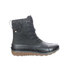 Bogs Womens Black Snow Boots Size 8 Medium (B, M)